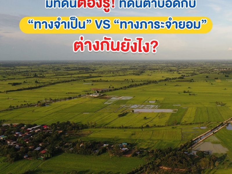 ที่ดินตาบอด, จำนองที่ตาบอด , ภาระจำยอม, ที่ดิน คือ