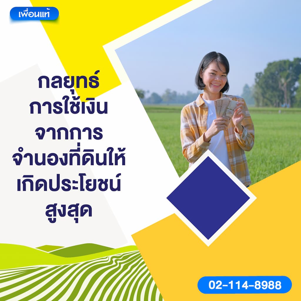กลยุทธ์การใช้เงินจากการจำนองที่ดินให้เกิดประโยชน์สูงสุด