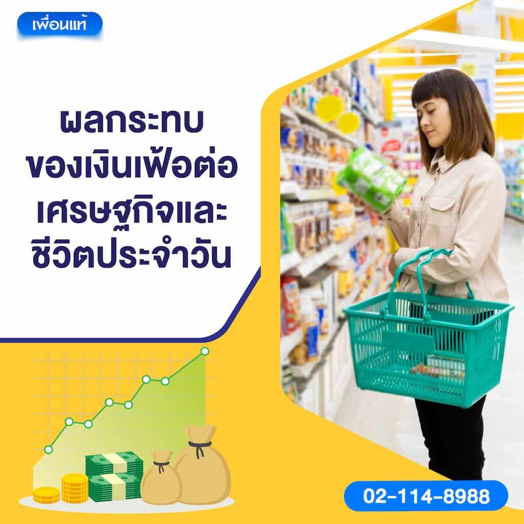ผลกระทบของเงินเฟ้อต่อเศรษฐกิจและชีวิตประจำวัน