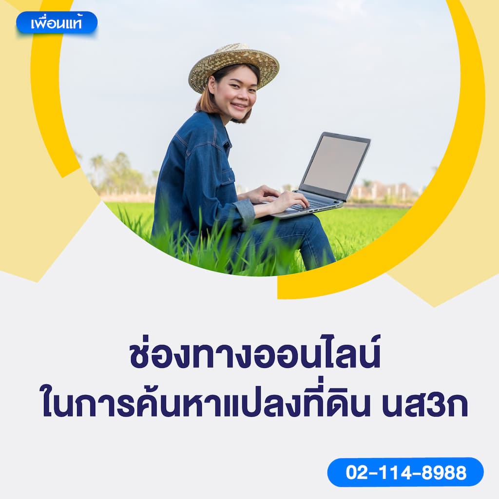 ช่องทางออนไลน์ในการค้นหาแปลงที่ดิน นส3ก